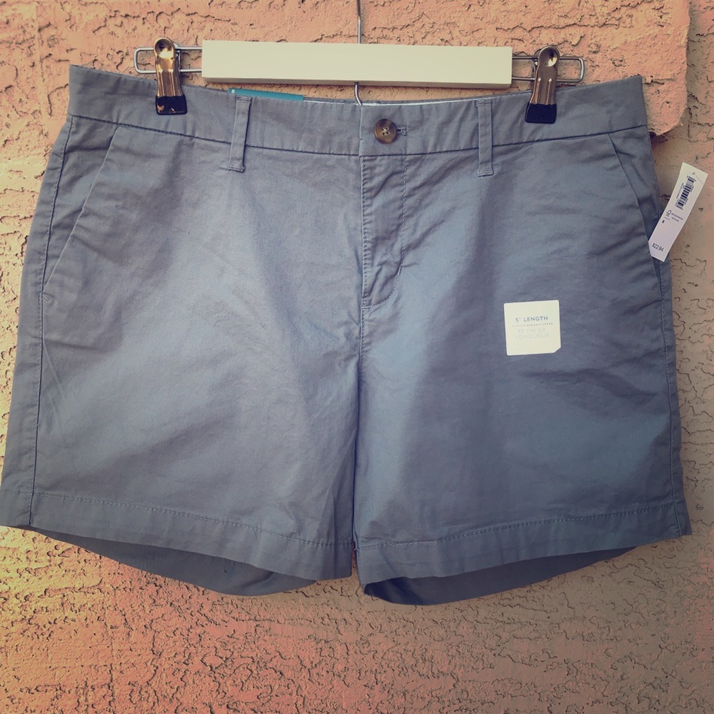 🆕 Old Navy Solid Gray Women’s Shorts NWT Size 8